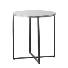 Corinth Side Table Silver