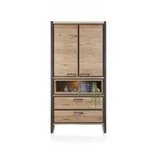 Metalo Cabinet 2 Doors, 2 Drawers & 1 Niche