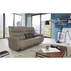 Himolla Azure 2.5 Seater Sofa with Wall-Free Electric Function and Intermediate Table (Includes USB)