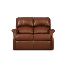 Regent Leather 2 Seater Dual Motor Reclining Sofa
