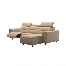 Stressless Emily, Wide Arms 2 seater with Longseat and Powered Reclining (Left)