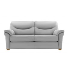 G Plan Washington 3 Seater Sofa in Taupe Leather - 60% OFF
