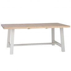 Eastwell White 1.8m Butterfly Extending Table