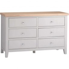 Eastwell Grey 6 Drawer Chest