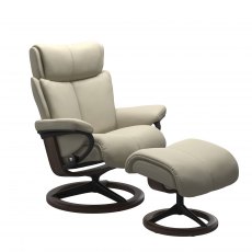 Stressless Magic Signature Small Chair with Footstool