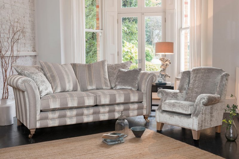 Lukehurst Sofas & Chairs Lansdowne Pillow Back 3 Seater Sofa