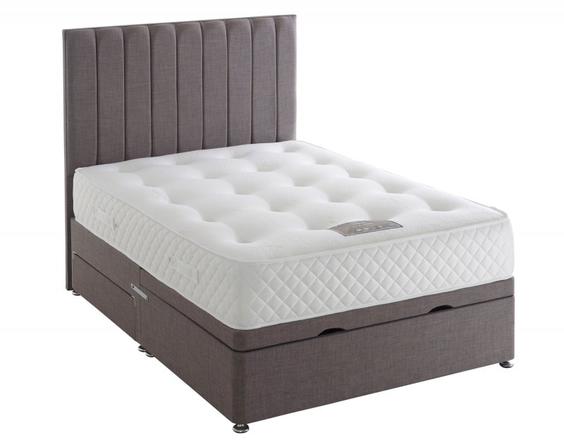 Dura Beds Silk 1000 4' Small Double Ottoman Half / 2 Drawer Combined Base
