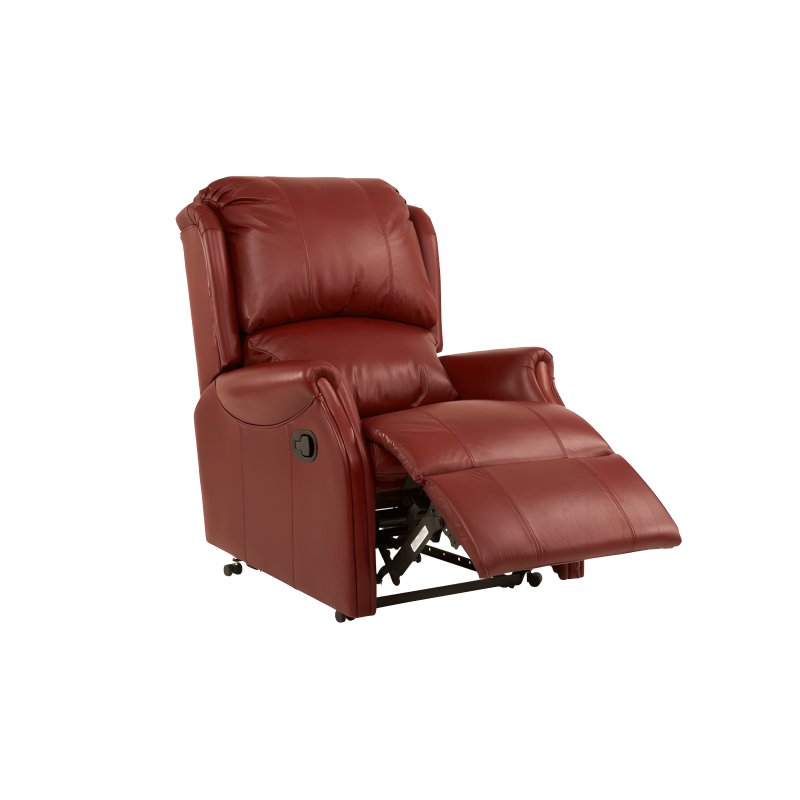 Celebrity Regent Leather Grande Single Motor Recliner Armchair