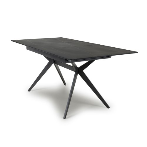 Shankar Timor 180cm Extending Table, Black