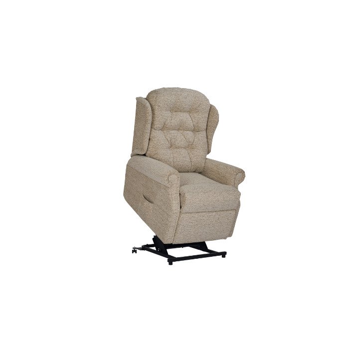 Celebrity Woburn Fabric Petite Dual Motor Rise and Recline Armchair