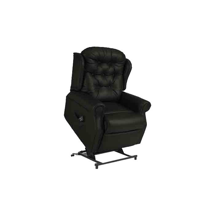 Celebrity Woburn Leather Compact Dual Motor Rise and Recline Armchair