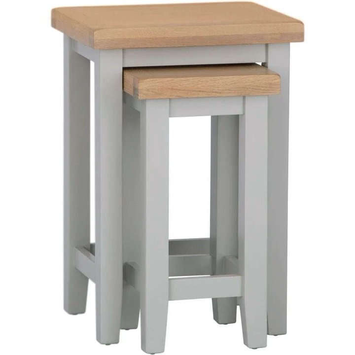 Kettle Eastwell Grey Nest of 2 Tables