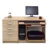Lukehurst Home Office Desk with Computer Work Station & 3 Drawer Unit / Filing Cabinet