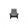 Stressless Quick Ship Windsor Armchair - Paloma Silver Grey with Grey Wood