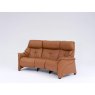 Himolla Himolla Chester 3 Seater Curved Recliner Sofa with Plastic Glider Feet