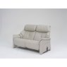 Himolla Himolla Chester 2 Seater Manual Recliner Sofa with Plastic Glider Feet