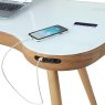 Jual Lukehurst Smart Speaker/Charging Desk Oak