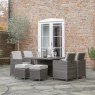 Interiors By Kathryn Lucca 8 Seater Cube Dining Set Natural