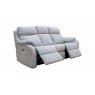G Plan Upholstery G Plan Kingsbury 3 Seater Double Electric Recliner Sofa with Headrest and Lumbar with USB