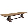 Vintage Company Windermere Rustic Monastery Extending Dining Table