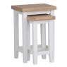Eastwell White Nest of 2 Tables