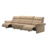 Stressless Stressless Mary 4 Seater Power Sofa with Upholstered Arms