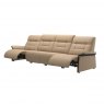 Stressless Stressless Mary 4 Seater Power Sofa with Wood Arms