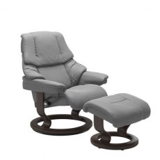 Stressless Reno Classic Medium Chair with Footstool