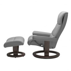 Stressless View Classic Medium Chair with Footstool