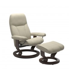 Stressless Consul Classic Medium Chair with Footstool