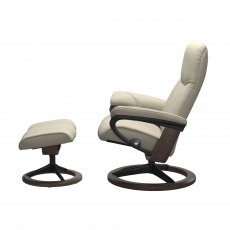 Stressless Consul Signature Medium Chair with Footstool