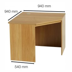 Corner Desk With Bookcase
