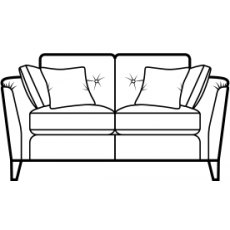 Alstons Krystal 2 Seater Sofa