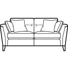 Alstons Krystal 3 Seater Sofa