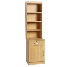 Cupboard Drawer Unit LH With Bookcase