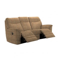 Parker Knoll Hudson Double Manual Recliner 3 Seater Sofa with latches
