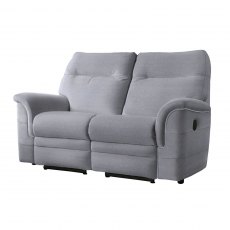 Parker Knoll Hudson Double Power Recliner 2 Seater Sofa with button switches - Single Motors