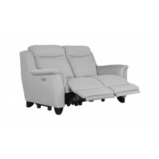 Parker Knoll Manhattan Double Power Recliner 2 Seater Sofa with button switches - Rechargeable