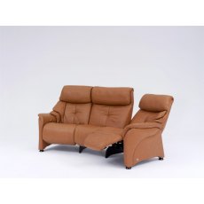 Himolla Chester 3 Seater Curved Recliner Sofa with Wooden Feet