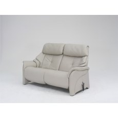 Himolla Chester 2 Seater Manual Recliner Sofa with Aluminium Feet