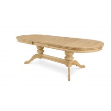 Moreno Double Pedestal Table (+500 leaf)