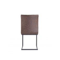 Diamond stitch dining chair - Brown