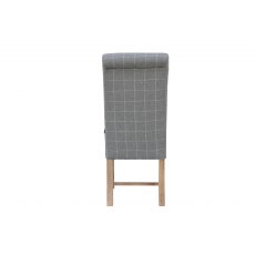 Chair - check grey