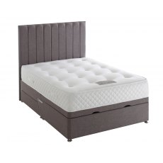 Dura Beds 2'6 Small Double Front Opening Ottoman with Silk 1000 Pocket Mattress