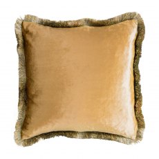 Ombre Velvet Cushion Ochre