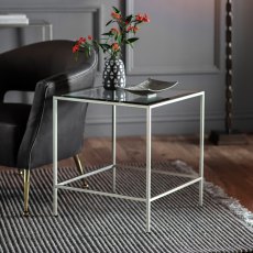 Lyon Side Table Silver