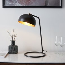 Roffe Table Lamp Black