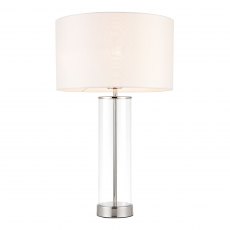 Cabella Table Lamp Bright Nickel