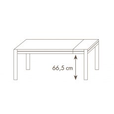 Faro 130-190cm Extending Dining Table
