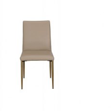 Annabel Taupe PU Dining Chair